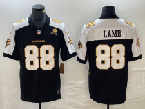 Men's Dallas Cowboys #88 CeeDee Lamb 2023 F.U.S.E. Black/White With Established Limited Jersey