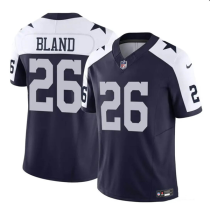 Men's Dallas Cowboys #26 DaRon Bland White/Navy 2023 F.U.S.E. Vapor Untouchable Limited Jersey