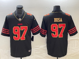 Men's San Francisco 49ers #97 Nick Bosa Black Vapor Untouchable Limited Jersey