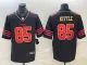 Men's San Francisco 49ers #85 George Kittle Black Vapor Untouchable Limited Jersey