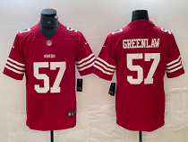 Men's San Francisco 49ers ##57 Greenlaw Red Vapor Untouchable Limited Jersey