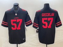 Men's San Francisco 49ers ##57 Greenlaw Black Vapor Untouchable Limited Jersey