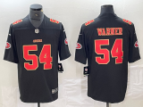 Men's San Francisco 49ers #54 Fred Warner  Black Vapor Untouchable Limited Jersey