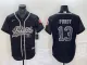 Men's San Francisco 49ers #13 Brock Purdy Black Reflective With Patch Cool Base Stitched Jersey
