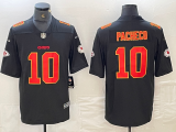 Men's Kansas City Chiefs #10 Isiah Pacheco Black Vapor Untouchable Limited Football Jersey