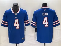 Men's Buffalo Bills #4 Cook Blue Vapor Untouchable Limited Stitched Jersey