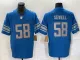Men's Detroit Lions #58 Sewell Blue 2023 F.U.S.E. Vapor Untouchable Limited Jersey