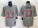 Men's San Francisco 49ers #13 Brock Purdy Grey Atmosphere Fashion Limited Jersey