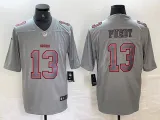 Men's San Francisco 49ers #13 Brock Purdy Grey Atmosphere Fashion Limited Jersey