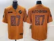 Men's Detroit Lions #97 Aidan Hutchinson 2023 Brown Salute To Service Limited Jersey