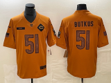 Men's Chicago Bears #51 Butkus 2023 Brown Salute To Service Limited Jersey