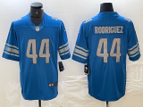 Men's Detroit Lions #44 Rodriguez Blue 2023 F.U.S.E. Vapor Untouchable Limited Jersey