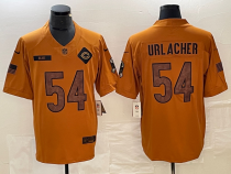 Men's Chicago Bears #54 Brian Urlacher 2023 Brown Salute To Service Limited Jersey