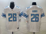 Men's Detroit Lions #26 Gibbs White 2023 F.U.S.E. Vapor Untouchable Limited Jersey