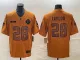 Men's Indianapolis Colts #28 Taylor 2023 Brown Salute To Service Limited Jersey