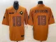 Men's Minnesota Vikings #18 Justin Jefferson 2023 Brown Salute To Service Limited Jersey