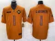 Men's New York Jets #1 Ahmad Sauce Gardner 2023 Brown Salute To Service Limited Jersey