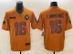 Men's Jacksonville Jaguars #16 Trevor Lawrence 2023 Brown Salute To Service Limited Jersey