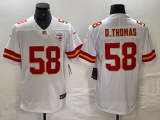 NFL Kansas City Chiefs #58 D.Thomas White Vapor Untouchable Limited Jersey