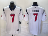 Men's Houston Texans #7 Stroud White Vapor Untouchable Limited Jersey