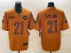 Men's Washington Commanders #21 Sean Taylor 2023 Brown Salute To Service Limited Jersey