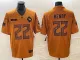 Men's Tennessee Titans #22 Derrick Henry 2023 Brown Salute To Service Limited Jersey