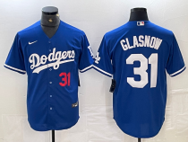 Copy Men's Los Angeles Dodgers #31 Tyler Glasnow Blue Cool Base Stitched Baseball Jersey