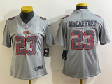 Women San Francisco 49ers #23 Christian McCaffrey Grey Vapor Untouchable Limited Jersey