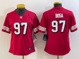 Women San Francisco 49ers #97 Nick Bosa Color Rush Limited Jersey