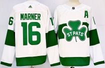 Men's Toronto Maple Leafs #16 Mitch Marner  White Adidas Jersey