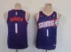 NBA Phoenix Suns #1 Devin Booker Purple Youth Jersey