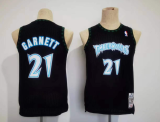 NBA Minnesota Timberwolves #21 Garnett Black Youth Jersey