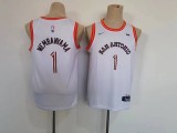 NBA San Antonio Spurs #1 Victor Wembanyama White Youth Jersey