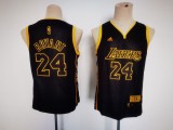 NBA Los Angeles Lakers #24 Kobe Bryant Black Youth Nike Jersey