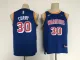 NBA Golden State Warriors #30 Stephen Curry Blue Youth Jersey
