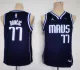 NBA Dallas Mavericks #77 Luka Doncic Navy Youth Jersey