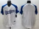 Men's Los Angeles Dodgers Blank White Stitched Baseball Jersey