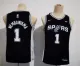 NBA San Antonio Spurs #1 Victor Wembanyama Black Youth Jersey