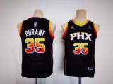 NBA Phoenix Suns #35 Kevin Durant Black 2022/23 Statement Edition Youth  Nike Jersey