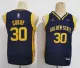 NBA Golden State Warriors #30 Stephen Curry Navy Youth Jersey