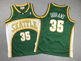 NBA Seattle SuperSonics #35 Durant Green Throwback Youth Jersey