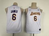 NBA Los Angeles Lakers #6 James White Youth  Nike Jersey