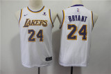 Youth NBA Los Angeles Lakers #24 Kobe Bryant White Nike Jersey