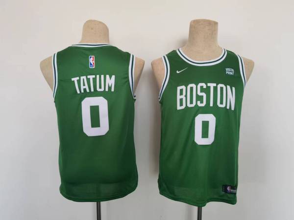 NBA Boston Celtics #0 Jayson Tatum Green Youth Jersey