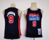 Men's Chicago Bulls #9 Michael Jordan Mitchell & Ness Navy Home 1992 Dream Team Youth Jersey