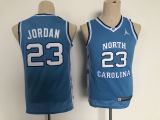 North Carolina Michael Jordan #23 Blue Youth Jersey