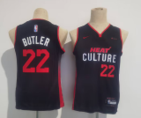 Miami Heat #22 Jimmy Butler Black Youth Jersey