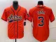 Copy Men's Houston Astros #3 Jeremy Peña Navy With Patch Cool Base Stitched Baseball Jersey