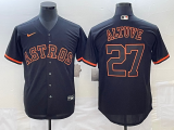 MLB Houston Astros #44 Yordan Alvarez Black Game Nike Jersey