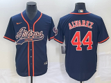 MLB Houston Astros #44 Yordan Alvarez Navy Game Nike Jersey